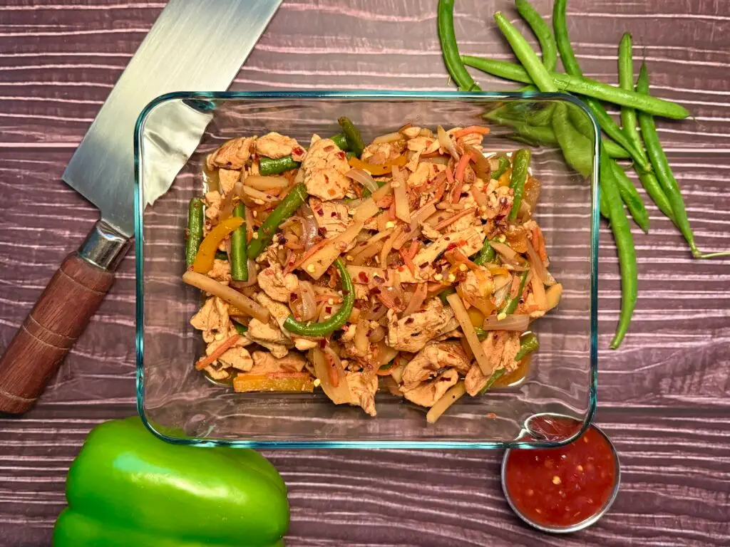Sichuan Chicken Potato Stir Fry